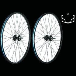 49°N MTB/Urban 26-inch Rim & Disc Front 