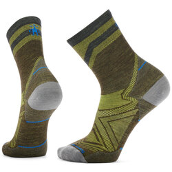 Smartwool Run Zero Cushion Mid Crew Pattern Socks