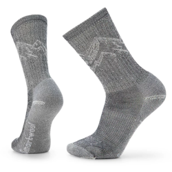 Smartwool Hike Classic Edition Light Cushion Mountain Pattern Crew Socks