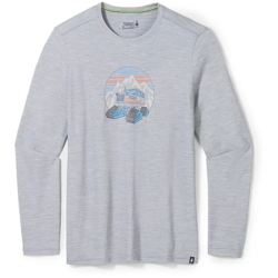 Smartwool Men's Snowcat Trek Long Sleeve Graphic Tee